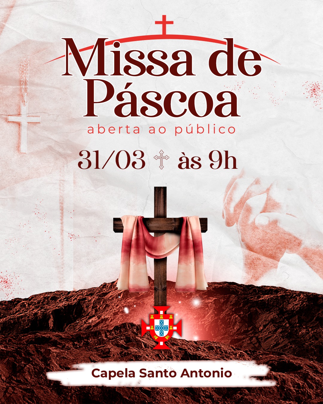 Missa de Páscoa na Beneficência Portuguesa